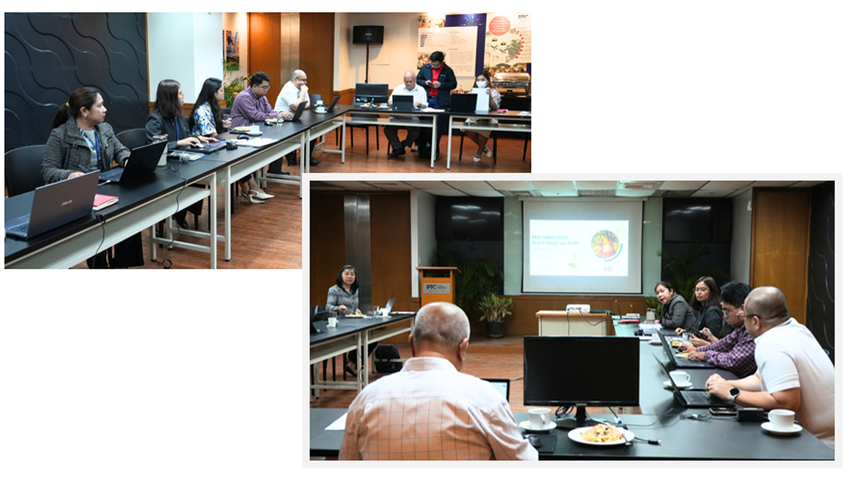 strengthens environmental commitment-3 | PTC Group of professionals around a long conference table with laptops during a training session in a modern office room